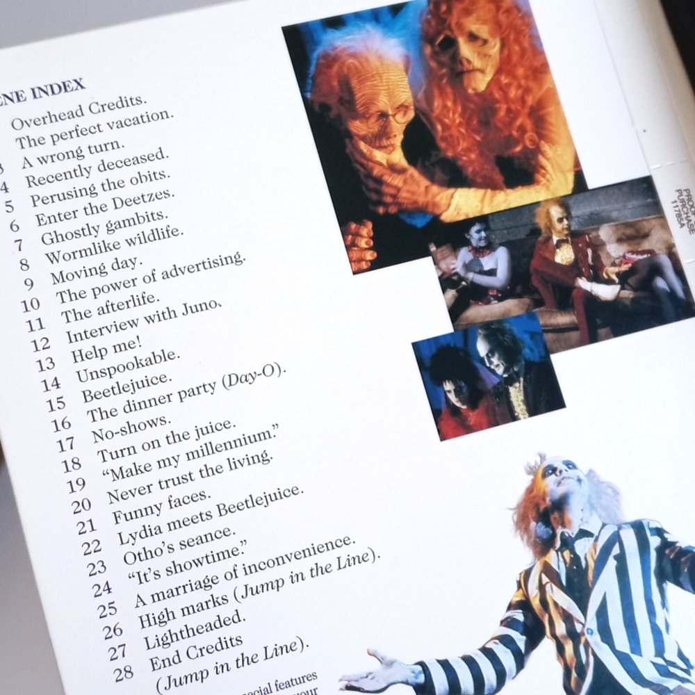 Beetlejuice DVD Movie & 2 New Popcorn Containers Wynona Ryder Catherine O’Hara - Picture 5 of 6